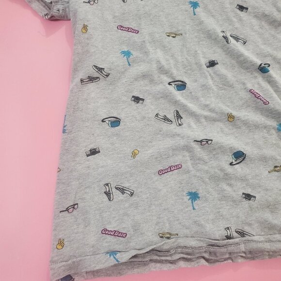 🌴 Aeropostale Summer Palm Tree Vans Peace Short Sleeve T-Shirt 🌴 - Picture 6 of 12